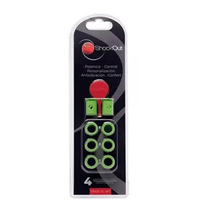 Amortecedores De Raquete De Padel 8 Unidades One Size Green