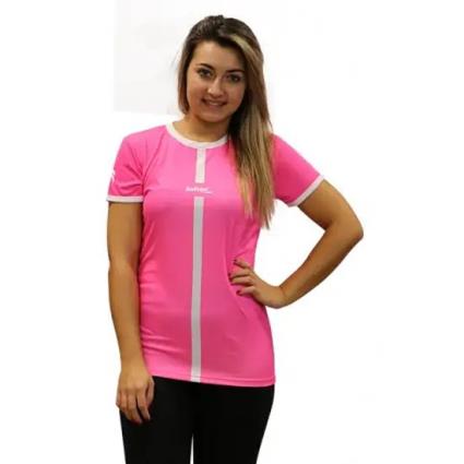 Camiseta De Manga Curta Tipex XL Fuchsia Fluor / White