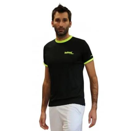 Camiseta De Manga Curta Galaxy M Black / Yellow Fluor