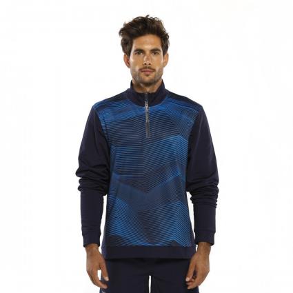 Suéter Meio Zíper Rush XS Blue