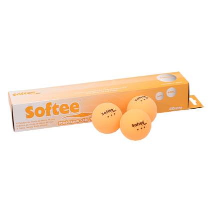 Bolas De Tênis De Mesa Table Tennis 40 Mm 6 Balls Orange