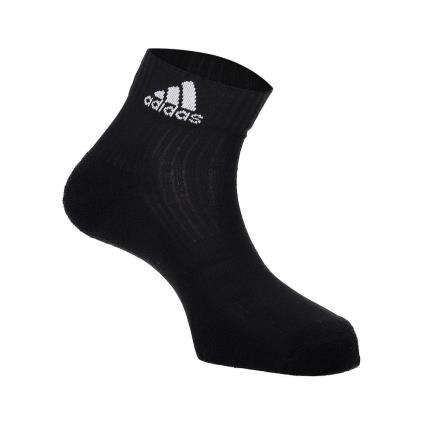 Meias 3 Stripes Performance Half Cushion Ankle 3 Pares EU 27-30 Black