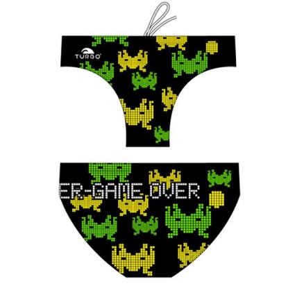 Slip De Banho Game Over 11-12 Years Black