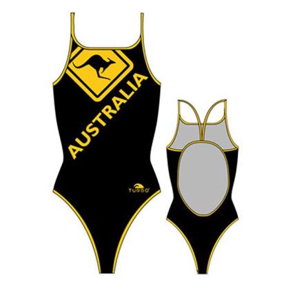 Fato De Banho Australiano Kangaroo Signal 12-24 Months black / yellow