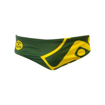 Slip De Banho Australian Official 5-6 Years Green / Yellow