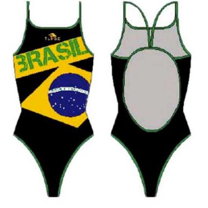 Roupa De Banho Brazil Ii 5XL Black / Yellow
