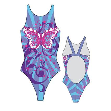 Roupa De Banho Butterfly Stars Pro Resist XL Purple