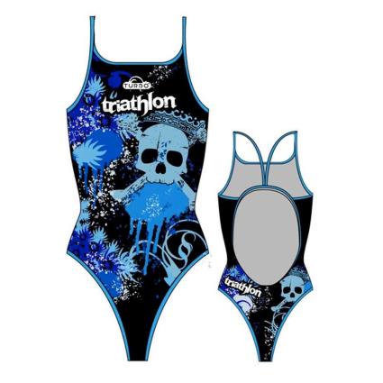 Roupa De Banho Skulls Triathlon 5XL Black / Royal