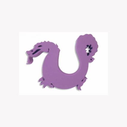 Dragão 43 x 52 x 8 cm Violet