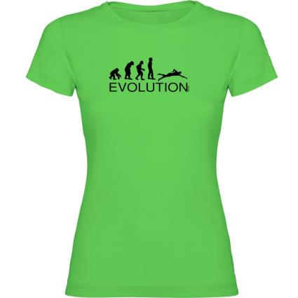 Camiseta De Manga Curta Evolution Swim XL Light Green