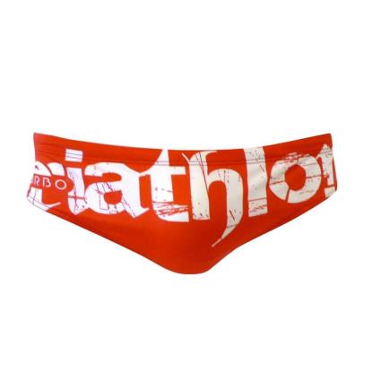 Slip De Banho Triathlon Basic 4XL Red / White