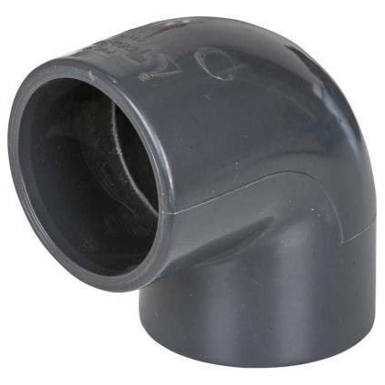 Soquete De Solvente De Cotovelo Pvc 90º Pn16 50 mm y