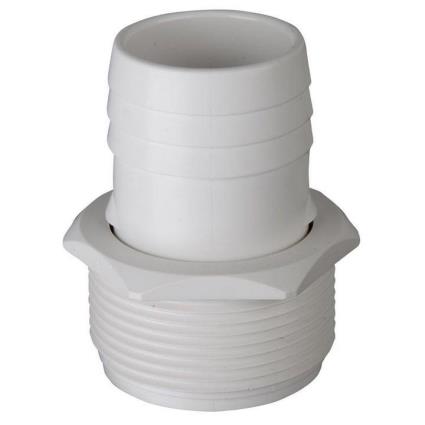 Adaptador De Mangueira Com Rosca Conexão Con 38 mm White