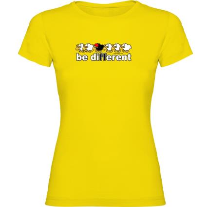 Camiseta De Manga Curta Be Different Swim XL Yellow