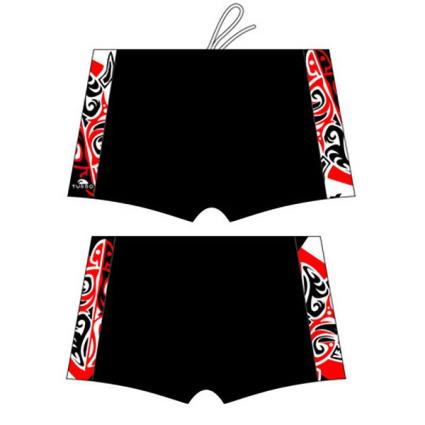 Boxer De Natação Maori Skin Tattoo L Black