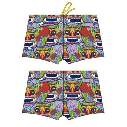 Boxer De Natação Bali Tribal 3XL Navy