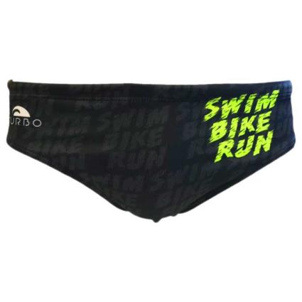 Slip De Banho Swim-bike Run XL Black
