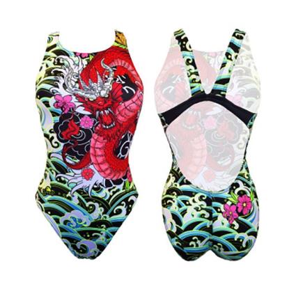 Roupa De Banho Red Dragon M Black