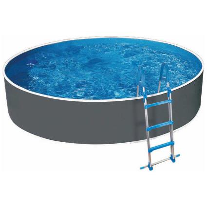 Com Piscina De Orifícios Fora Do Eixo 360 x 120 cm Graphite / White