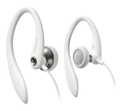 Headphones Intra-Aural (Branco) -  SHS3300WT/10