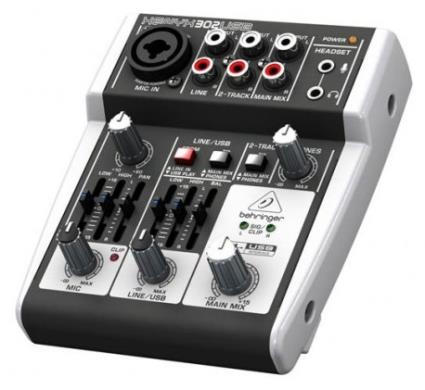 Mesa de mistura  Xenyx 302usb (Canais: 2 - USB)