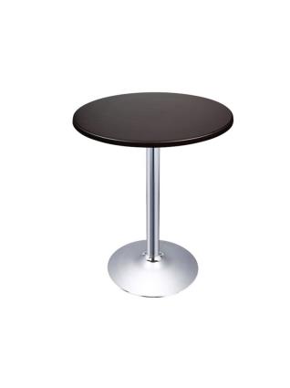 Mesa de Oficina de vending Altarejos base cromada y tablero 60cm negro