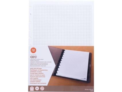 Recarga de Folhas para Cadernos Inteligentes  Arc (A4 - Quadriculado - 50 Folhas)