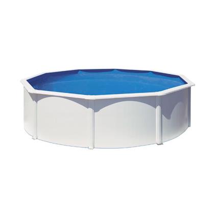 Piscina Bora Bora Steel Walls 350 x 120 cm White / Blue