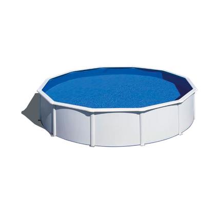 Piscina Com Paredes De Aço Fidji 550 x 120 cm White / Blue
