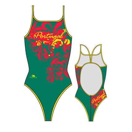 Roupa De Banho Portugal Ornament M Green / Red