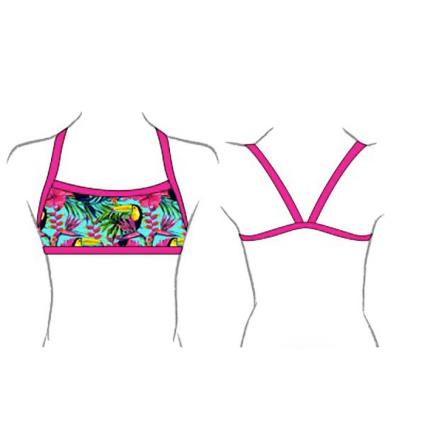Top De Biquíni Boom Tucan Garden 2016 3XL Multicolour