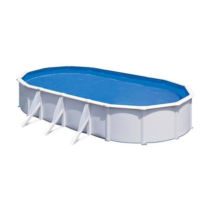 Piscina Fidji Steel Walls 730x375x120 Cm One Size White / Blue
