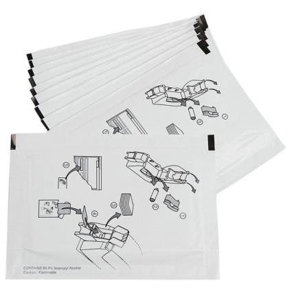 Folha De Limpeza Da Impressora 10 Unidades One Size Black