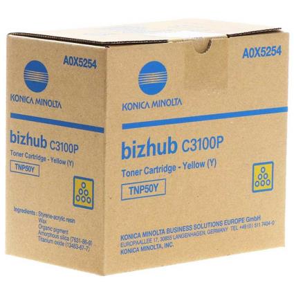 Toner Tnp-50y A0x5254 One Size Yellow