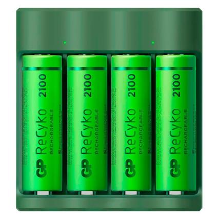 Carregador Bateria 4xaa Nimh 2100mah One Size Green
