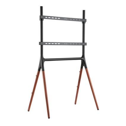 Tv Stand Elegant 70w Walnut One Size Black