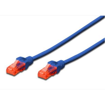 Cabo De Rede Cat 6 U-utp 1 M One Size Blue / Orange