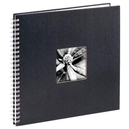 Fine Art Spiral 36x32 Cm 50 Pages One Size Black