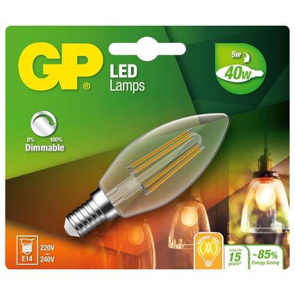 Lâmpada Elétrica Lighting Filament Candle E14 40w 570 Lumens