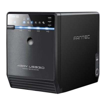 Gabinete De Disco Rígido Externo Qb-35us3-6g 4x3.5 Sata Hdd Usb 3.0 Esata One Size Black