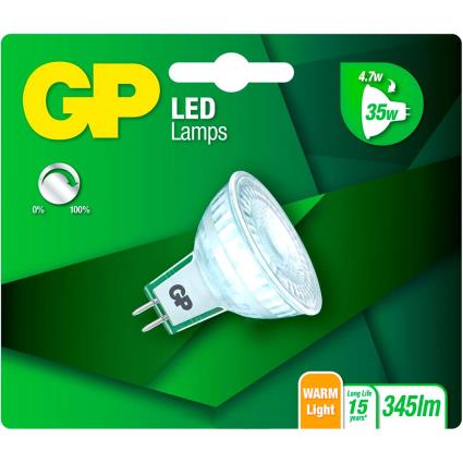 Lâmpada Elétrica Led Gu5.5 Mr16 Refl. 4.7w 345 Lumen Warm White