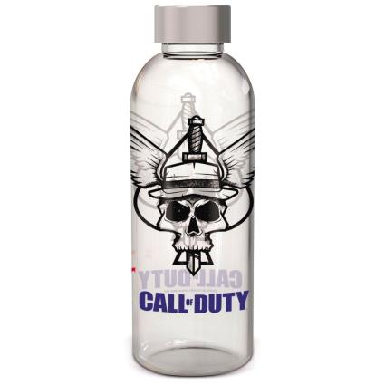 Garrafa De Vidro Call Of Duty 1030 Ml One Size Clear / Black / Blue