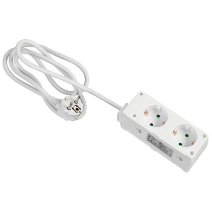 Power Strip Biniplus 6 Fold One Size White