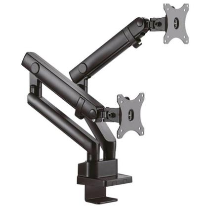 Suporte Monitor Ib-ms314-t Dual 32´´ Max 8 Kg One Size Black