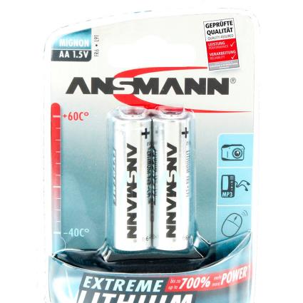1x2 Mignon Aa Lr 6 Extreme Mignon Aa Lr 6 Extreme Baterias One Size Silver