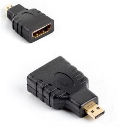 Adaptador Ad-0015-bk Hdmi Para Micro Hdmi M/f One Size Black