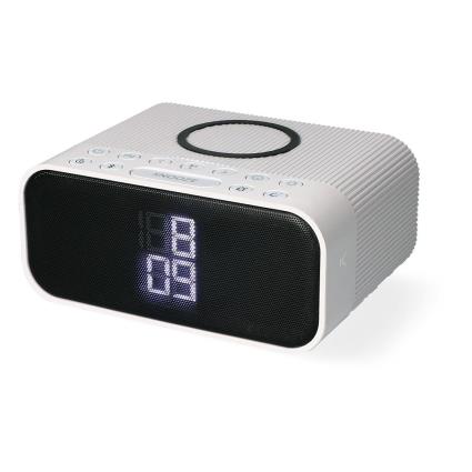 10w Bluetooth Bluetooth Alto-falante Com Alarme E Rádio One Size White