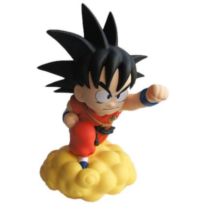 Figura Do Cofrinho Z Goku Flying Nimbus Dragon Ball 15 Cm One Size Orange / Yellow