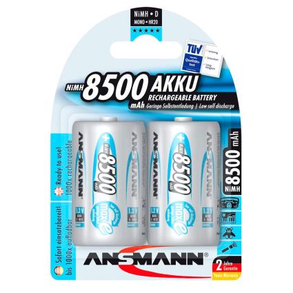 Mono D Recarregável 1x2 Maxe Nimh 8500mah Baterias One Size