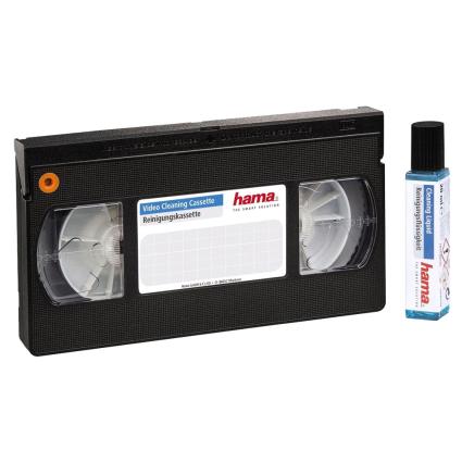 Vhs Cleaning Tape Wet One Size Black
